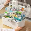 Grande boîte d'organisation médicale avec compartiments, Voir les images du produit 1