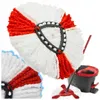 Mop Z Mikrofibry – Wkłady Do Mopa – 3 Końcówki, 36 x 36 cm, Podgląd zdjęcia produktu 2