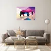 Bilder auf glas - Elefanten Illustration Bunt - 70x50cm - Produktbild-Vorschau 7
