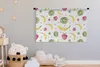 MuchoWow® Wandteppich Wandbehang Obst - Aquarell - Weiß - Produktbild-Vorschau 3