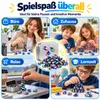 500+ Magnetische Fidget Steine mit Metallbox – Magnetspiel Produktbild-Vorschau 4