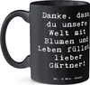 Mr. & Mrs. Panda Kaffeetasse Spruch Gärtner Dankeschön - Produktbild-Vorschau 2