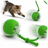 Interaktiver Katzenball grün USB selbstrollend LED Produktbild-Vorschau 1