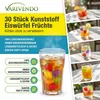 Plastové kostky ledu trvalé kostky ledu ovoce 30 kusů Náhled obrázku produktu 3