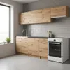 Küche 240 cm - mit schwarzer Arbeitsplatte - Artisan Eiche Produktbild-Vorschau 2