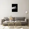 Bilder auf glas - Einteilig - Weiß Tiger Schwarz und Weiß - Produktbild-Vorschau 7