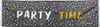 Polyester Banner 'Party Time' (50 x 180 cm) Produktbild-Vorschau 1