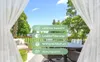 Outdoor Vorhang Extra Breit Wasserdicht Transparent Voile Produktbild-Vorschau 5