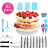 Tortenplatte 83-teiliges Drehbarer Tortenständer Kuchen Produktbild-Vorschau 1