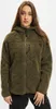 A woman wearing a green fleece jacket. Produktbild-Vorschau
