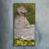 Wanduhr Bürouhr Leinwand Bild Geräuschlos Kunstdruck 30x60 Produktbild-Vorschau 2