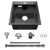 Sofetiy max Spülbecken 40x45cm, Spüle Schwarz Anthrazit, Produktbild-Vorschau 6