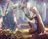 Zuty - Malování podle čísel - ANIME DÍVKA S DRAKEM, 40x50 Náhled obrázku produktu 1