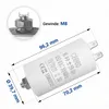 Kondensator 16,00µF 450V mit Befestigungsschraube CBB60 Produktbild-Vorschau 3