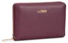 L.CREDI portafoglio Perla Zip Around Wallet Cherry Shade Anteprima dell’immagine prodotto 3