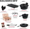 KESSER® Dutch Oven Set in Holzkiste mit Dutch Oven Mit viel Produktbild-Vorschau 8