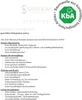 A certificate or marketing material detailing the organic and controlled biological cultivation of cotton. Produktbild-Vorschau