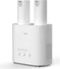 A white shoe dryer with two cylindrical tubes on top. Produktbild-Vorschau