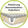 3-Sitzer-Relaxsofa Couch Liegefunktion Federkern Polster Produktbild-Vorschau 6