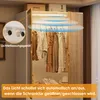 Kleiderschrank 2-türig mit Spiegel & Sensorlicht | Inkl. 3 Produktbild-Vorschau 4