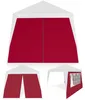 CASARIA 2x Seitenteilen für Pavillon 3x3m Rot Produktbild-Vorschau 1