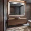 Badspiegel mit LED Beleuchtung 110x70 cm Bella - Horizontal Produktbild-Vorschau 2