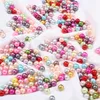 Perles de cire env. 100 pièces, 8mm, argent clair Voir les images du produit 2