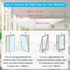 Diagrams showing how to measure windows for sealing kits, with dimensions and instructions. Produktbild-Vorschau
