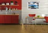 Wallario Poster mit Fenster-Illusion: Einsame Bank am Meer Produktbild-Vorschau 2