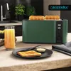A kitchen counter scene with a toaster, toast, and orange juice. Náhľad obrázku produktu