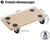 Metafranc Transportroller 590 x 290 mm 200 kg Tragkraft MDF Produktbild-Vorschau 3