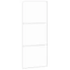 vidaXL Drzwi przesuwne białe 90x205 cm szkło hartowane i Podgląd zdjęcia produktu 4