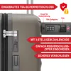 Close-up of a suitcase lock and features. Produktbild-Vorschau