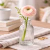 Vasen Glas gerillt 14cm klar transparent 250ml 4er Set Produktbild-Vorschau 2