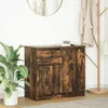vidaXL Kredens z szufladą dąb wędzony 71x35x65 cm materiał Podgląd zdjęcia produktu 1