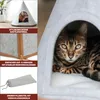 Katzentipi | Filzversteck, Höhle mit Kissen | Kanadische Produktbild-Vorschau 3