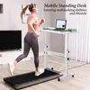 Laptoptisch Bürotisch mit Rollen Computertisch 80x40cm Produktbild-Vorschau 6