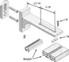 Vorhangschiene "silber" aus Aluminium, alle Längen bis Produktbild-Vorschau 5