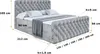 ALTDECOR Boxspringbett mit Fußteil, H3 Matratze und Topper Produktbild-Vorschau 6