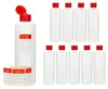 10 Plastikflaschen 250 ml rund aus HDPE, natur, G25, Produktbild-Vorschau 1
