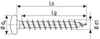 Universele schroef, roestvast staal A2, 3 mm, lengte 30 mm, Productafbeelding-voorbeeld 6