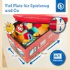Bieco Aufbewahrungsbox mit Deckel | Feuerwehrauto 46L Produktbild-Vorschau 3