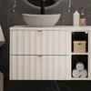 Waschbeckenunterschrank 140 cm breit inkl. Waschbecken in Produktbild-Vorschau 3