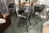 riess-ambiente Retro Barstuhl LOFT 100cm antik grau Produktbild-Vorschau 2