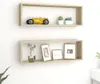 vidaXL Cube Shelves 2 ks Sonoma Oak 80x15x26,5 cm výrobek Náhled obrázku produktu 2