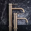 Rubinetto per lavabo Rea Lungo Grip High Brush Oro Anteprima dell’immagine prodotto 3