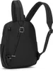A black backpack is shown from the back. Produktbild-Vorschau