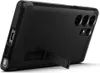 A black phone case with a kickstand is shown from a rear-side angle. Anteprima dell’immagine prodotto