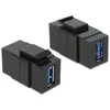 DELOCK Keystone USB3.0 A Buchse schwarz Produktbild-Vorschau 1