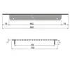 Lüftungsgitter LG-5010 AA eloxiert Steggitter 500x 100 mm Produktbild-Vorschau 3
